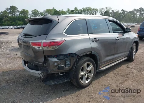 2014 Toyota Highlander Limited/Ltd Platnum z USA, uszkodzony, nr VIN 5TDDKRFH0ES018032